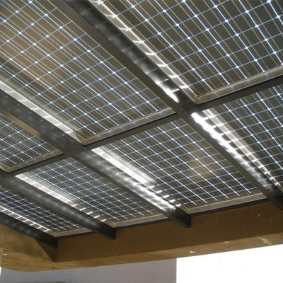 High Power Rooftop Bifacial Solar Panels Solar System 2 modul dilengkapi dengan 1 pengoptimal