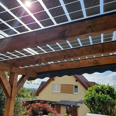 Rixin Custom BIPV Module A Grade Solar Cells High Efficiency Transparan Photovoltaic Sunroom