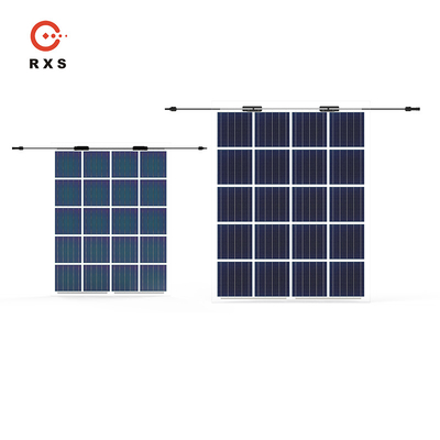 Custom Mono BIPV Solar Panels Laminated Glass Rooftop Carport Tata Surya