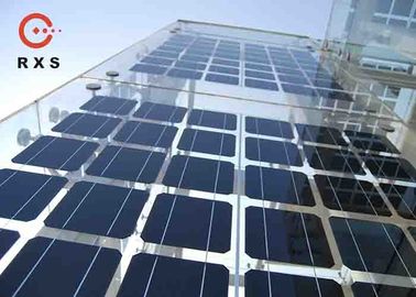 Polycrystalline 200 Watt Solar Panel , BIPV Solar Modules 25% Transparent