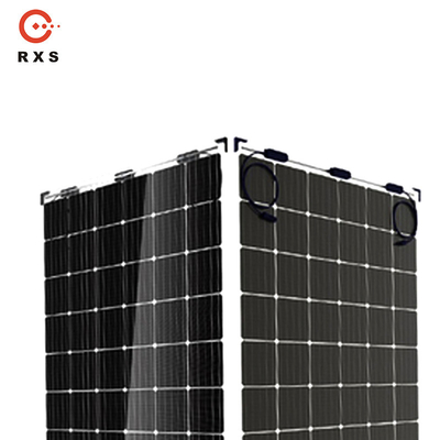 Rixin 550w Double Glass PV Modules Monocrystalline Silicon Solar Panel Harga