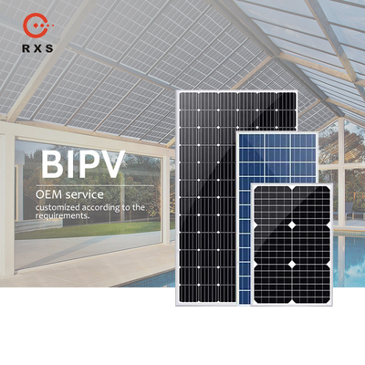 Panel Surya BIPV Transparan Fotovoltaik Untuk Rumah Kaca Dan Ubin Atap Jendela
