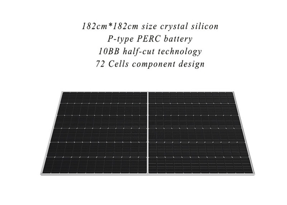 530W 540W 550W Panel Surya Paling Efisien Photovoltaic Mono Half Cell Solar Panel