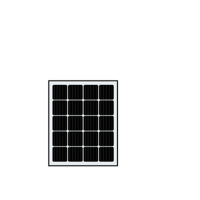 kualitas  Household BIPV Module Mini 100W Custom Bifacial Transparent Solar Panel pabrik