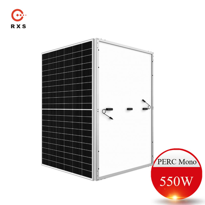 Rixin 550W Modul PV Surya 144 Sel Panel Surya Monokristalin Tahan Air