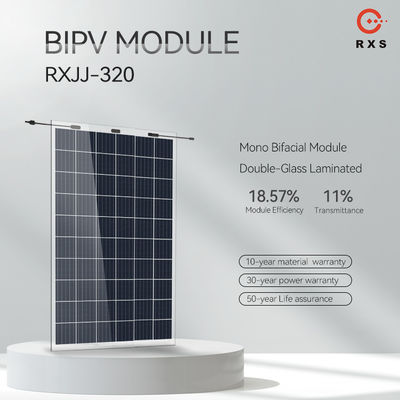 Panel Surya BIPV yang Dapat Disesuaikan Kelas A Mono Solar Cell 200watt 320W
